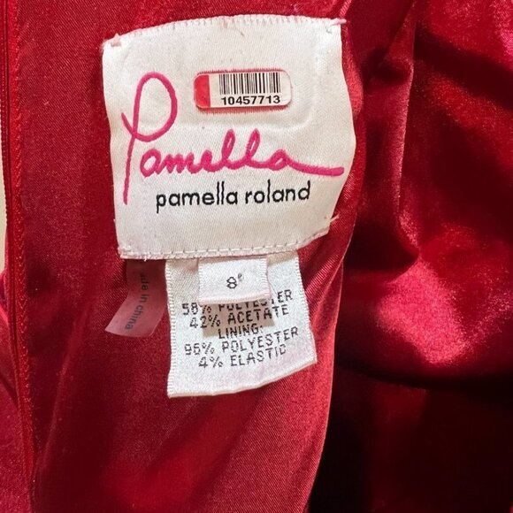 Pamella Roland Scarlet Maxi Gown - Picture 12 of 14